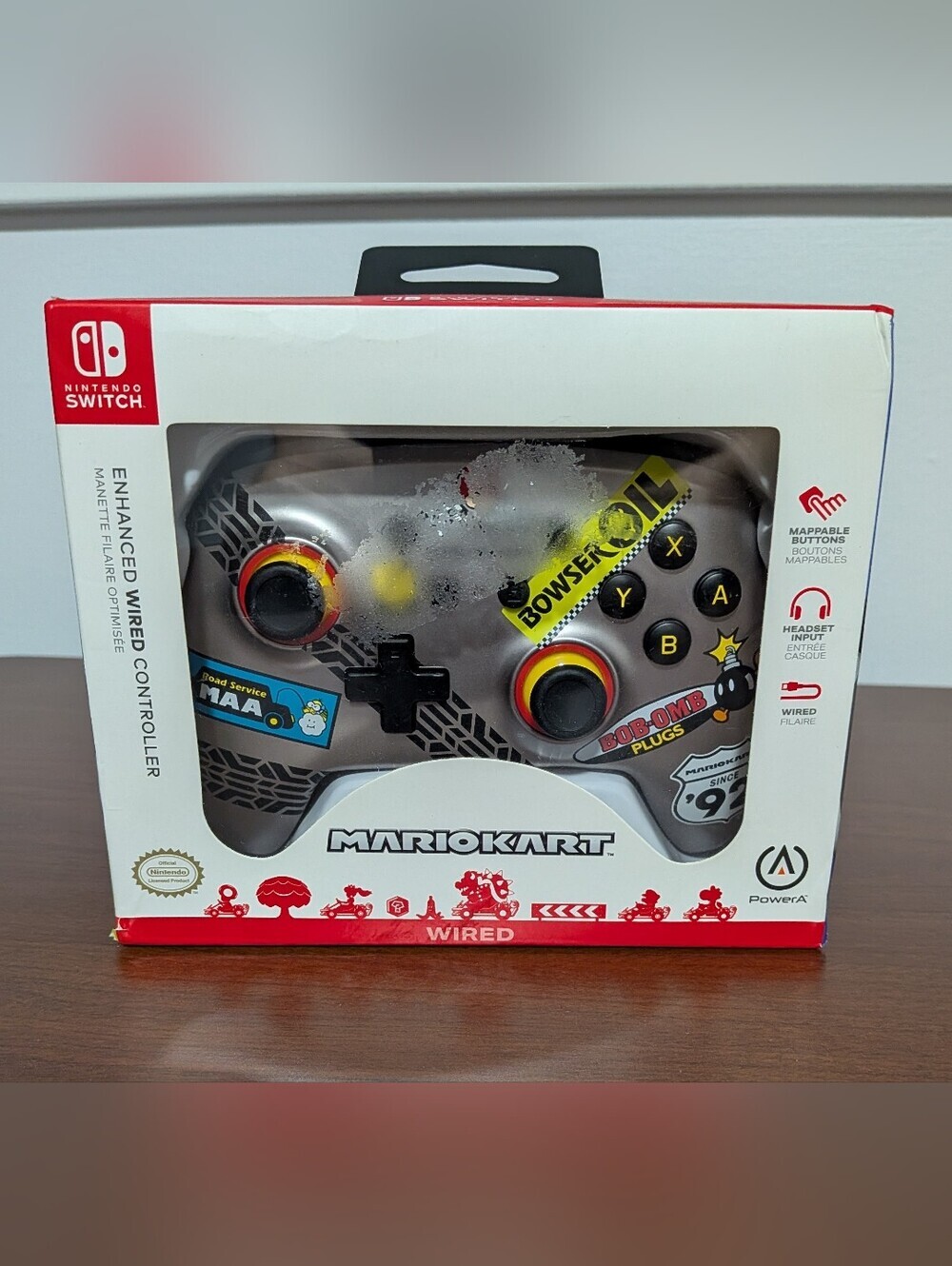 Mario Kart Wired Controller For Nintendo Switch - Picture 2 of 5